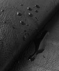 Close-up of Thick Faux Leather PU Fabric With Soft Skin Grain For Furniture Covers And Reupholstery showcasing water resistance