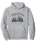 Cool Combine Harvester Driver Hoodie With Threshing Harvesting Machine Graphic Farmer Life Design For Men Women Kids Unisex Gift Idea Comfortable Pullover
