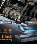Gear Up For Tight Spots With A Dope 4.3 Inch Endoscope Camera With 1080P HD display and gears for pipes drains and cars.
