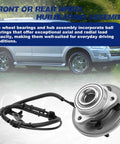 Front Wheel Hub Bearing Assembly With ABS For SUVs 2006 Through 2010 Built To Last Compatible With Explorer And Mountaineer