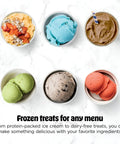 Ultimate Seven In One Frozen Treat Machine That Goes Hard On Cravings Includes One Touch Programs To Whip Up Creamy Gelato Sorbet And Smoothie Bowls Plus Mix Ins For Dessert Perfection with colorful frozen treats in bowls.