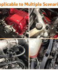 Vacuum Cap Assortment Kit With 87 Pieces In 11 Sizes For Automotive Hoses Ports Manifolds Carburetors And Pipelines in use