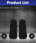 Beefed Up Rack And Pinion Boots Kit For BMW 3 Series And Z4 1999 To 2008 Includes 2 Tie Rod Boots