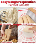 All In One Pasta Making Tools Set 14 Piece Kit With Drying Rack Ravioli Press Pasta Cutting Tools Beech Wood Rolling Pins