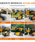 Professional Grade Vacuum Glass Robot Featuring Electric Suction Cup Lifter And Wireless Remote For No Sweat Large Panel moves showcasing various models with different weight capacities.