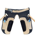 Womens Pro Grade Farrier Aprons Chaps Leather And Canvas 23 Inch Fit With Extra Knee Padding Double Knife Pockets
