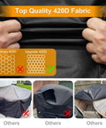 Heavy Duty Round Patio Table Cover Waterproof UV Resistant No Tears No Fading Fits 62 Inch Diameter Tables Up To 28 Inch High