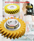 Mixer Worm Gear Replacement Kit For Most Stand Mixers No Fuss Fit Durable 3 Pack Replaces 4162897 4169830 AP4295669 WPW10112253 Fits Whirlpool Kenmore KitchenAid Models shown with dimensions