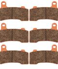 Beefy Sintered Copper Brake Pad Kit For Harley Touring Bikes 08 22 Road King FLHR FLHX Street Glide Front And Rear Pads