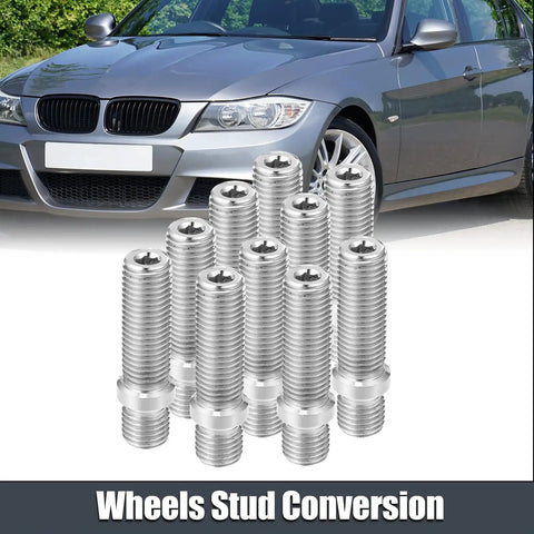 Upgrade Your Ride With These Boxonly M12x1.5 To M12x1.5 50mm Wheel Stud Conversion Kit Bolts Made For BMW Z3 Z4 And 3 Series Series Cars Offering Rock Solid Chrome Steel Rust Resistance And Super Easy Alignment Every single Time. Chrome steel wheel stud conversion bolts, M12x1.5 50mm, for BMW