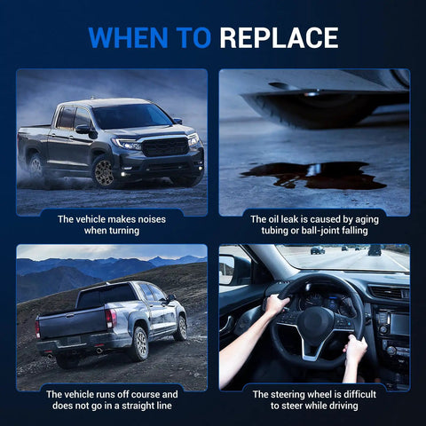 Signs for replacing Drop-In Hydraulic Power Steering Rack And Pinion For Nissan Maxima 2009 2010 2011 2012 2013 2014.