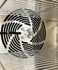 Top Shelf Heavy Duty Commercial Blast Freezer 241 Liter Capacity Stainless Steel Build internal fan system for rapid chilling.