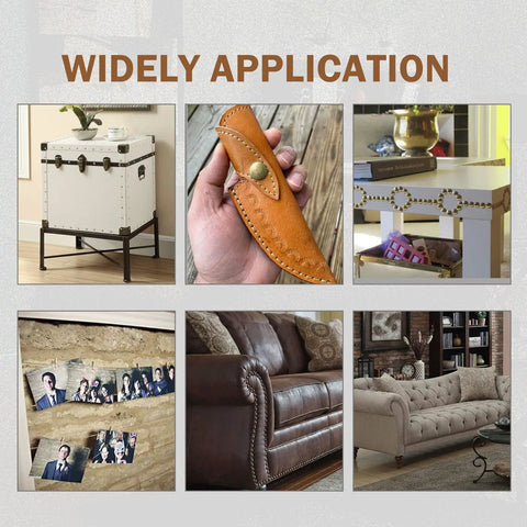 200 Piece Bulk Of Sleek Black Metal Upholstery Tacks And Antique Thumb Nails Heavy Duty Furniture Hardware With A No Sweat Setup Straight Quality Goods To Level Up Your Couch Reupholstering DIY Projects in various applications including furniture and home decor.