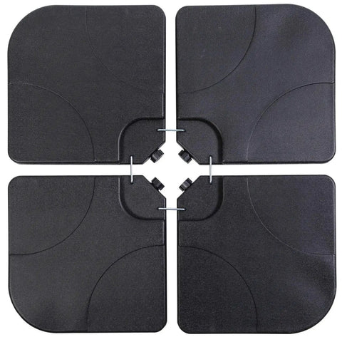 Beefy Water Or Sand Filled Umbrella Base U Locking HDPE ✓