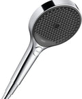 Rainfinity 5-Inch Handheld Shower Head With Three Spray Modes PowderRain Intense PowderRain MonoRain Chrome Finish