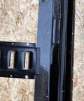 Horizontal E Track Rail End Caps For Trailers And Trucks, black plastic end protectors on E-track rail wall mount