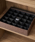 Foldable Dustproof Bulb Storage Box With Dividers For Christmas Lights And Ornaments Sturdy PP Base Space Saving All In One Organizer For Craft Supplies And Office Storage, 30 compartments
