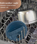 Portable 20-Ounce Electric Food Warmer Personal Lunch Box Keeps Food Spill-Free And Warm Ideal For Travel Work School Car Grab-And-Go Dishwasher Safe Giftable Faded Blue inside dishwasher