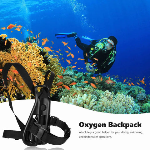 Adjustable Diving Tank Strap With Anti Skid Grip For Rock Solid Oxygen Bottle Holder, Durable Scuba Accessory