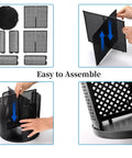 Assembly steps for Two Pack Rotating Cup Dispenser With Four Compartments For Cups And Lids, Dope Durable Plastic Paper Cup Storage Organizer