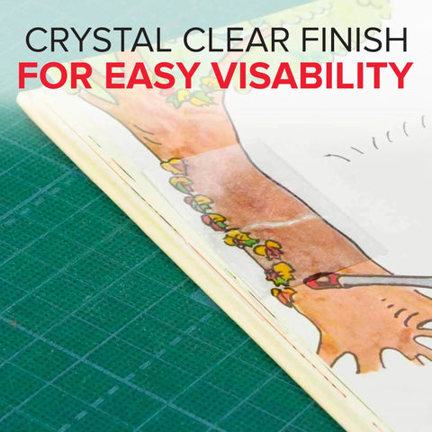 Clear Book Tape 1.5 Inch By 540 Inch One Roll for Super Handy Repairs And Reinforcement of Book Covers with Transparent Finish