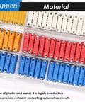 Top Shelf 200 Piece Torpedo Blade Fuse Assortment Kit With 5A 8A 10A 16A And 25A Amps No Sweat Pro Grade for automotive electrical.