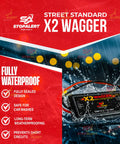 Wig Wagger Electronic Alternating Flasher Strobe Lights Relay Controller For Car Truck And Motorcycle Heavy Duty 72W Load Be Seen On The Road With Powerful Emergency Warning Alerts. waterproof X2 Wagger controller