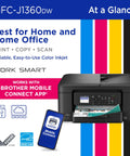 Wireless Color Inkjet All In One Printer With Auto Duplex And 1.8 Inch Color Display Ideal For Home Office Easy Copy Scan Print Uses LC501 Inks Includes Refresh Subscription Trial Great Value For Home Offices And Small Teams With Easy Setup And Low Cost.