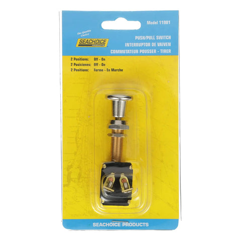 Built Tough Heavy Duty 2 Position Push Pull On Off Switch For Marine Lights Bilge Pumps Blowers And Baitwell Pumps in packaging