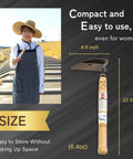 Woman holding All Around Japanese Weeding Sickle Hand Hoe For Gardening With Razor Sharp Blade And Ergonomic Grip Lightweight Yet Durable