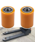 Premium GYUPTRK Load Wheel Kit For Toyota 8HBW23 Electric Pallet Jack Truck, 2 pack durable polyurethane wheels.