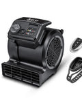 High Power Floor Fan With Remote Control 32 MPH Air Mover For Home Gym Garage Or Workshop 156W 550 CFM Utility Blower