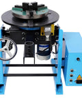 Badass Heavy Duty Rotary Welding Positioner Turntable With 30Kg Load Capacity Adjustable 0 To 90 Degree Tilt 110V powered DC motor with 3-jaw chuck.