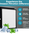 Replacement HEPA And Carbon Filter Pack For Your Compatible Air Purifiers Fits AC 2118 AC 2123 IAP 10 280 1AP10280 Includes 2 HEPA Filters