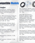 Rear Axle Bearing And Seal Kit For Jeep Wrangler JK JKU 2007 To 2017 3.6L 3.8L V6 Engine compatible models list