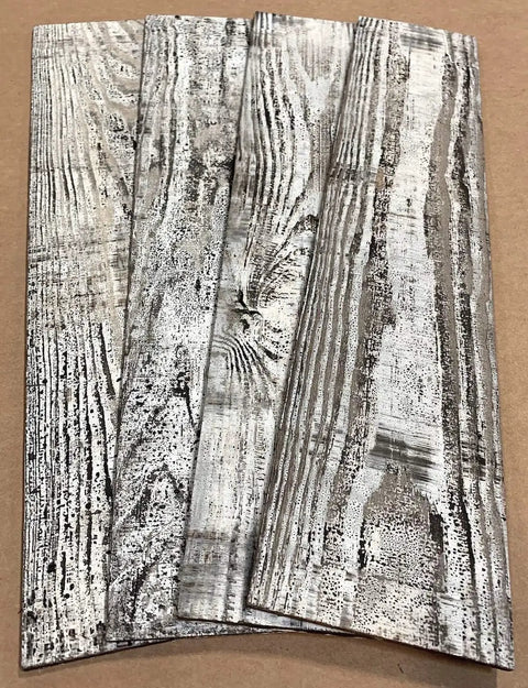Smart Thermally Modified Barn Wood Wall Planks Nail In 5 W X 24 L close-up showing textured rustic finish
