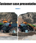 Portable Concrete Mixing Plant For Warehouse Floor Pouring And Flat Smooth Surfaces No Fuss Small Batch Mobile Setup For Construction Sites Easy To Use Quick Cleanup Built For Level Floors at mountain construction site