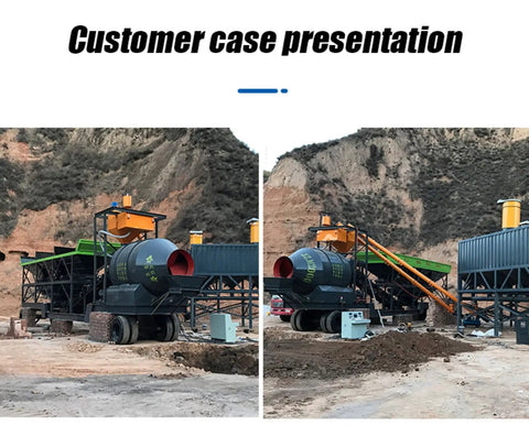 Portable Concrete Mixing Plant For Warehouse Floor Pouring And Flat Smooth Surfaces No Fuss Small Batch Mobile Setup For Construction Sites Easy To Use Quick Cleanup Built For Level Floors at mountain construction site