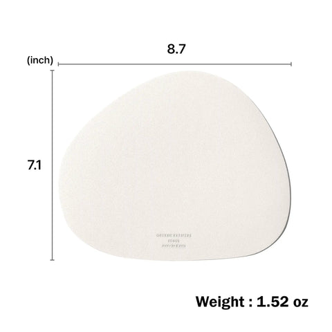 Non Slip Washable Waterproof Mouse Pad For Desk Setup Vanilla Cream Grippy Backing For Zero Slip Easy Clean Surface Great For Gaming And Office