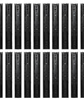Heavy Duty Drawer Slide With 100 Pound Load Capacity And 45 Mm Width Featuring 12 Inch Length, multiple black steel rails stacked.