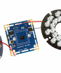 Interior components of 1.0 Megapixel 720p USB Camera With IR Cut And IR LED For Day Night Surveillance, disassembled to show circuit board and lens