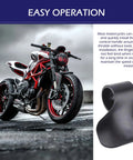 Heavy Duty Slick Motorcycle Cruise Control Grip And Throttle Assist Gear For Smooth Cruising Universal Handlebar Accelerator Booster With No Sweat Setup In Black on a motorcycle.
