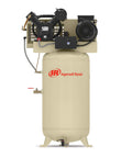 Heavy Duty Badass 5 Hp Reciprocating Air Compressor Built From Cast Iron And Finned Copper Cooling, showcasing its robust body and compressor components.