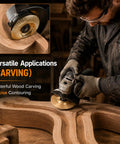 Badass Tungsten Carbide Angle Grinder Wood Carving And Sanding Disc Set Quick Slice Blade Kit for four inch wood carving.