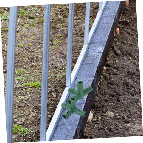 Greenhouse Accessory Kit With Adapters And Connectors For Easy Plug And Play Garden Builds Durable Plastic Tube Clips And Parts Supplies Ready To Secure Your Frames And Rails
