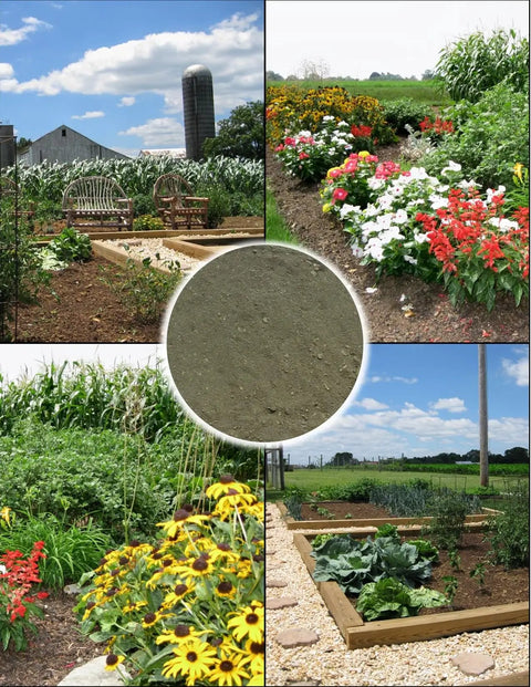 All Natural Greensand Soil Amendment For Gardens And Lawns 20 Lb Bag Rich In Potassium And Iron Improves Soil Structure And Water Retention collage