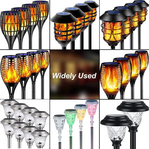 Outdoor Light Pole Extension Kit 55 Inch Stainless Steel Poles With ABS Stakes For Amped Up Garden Lights And Torches at Parties