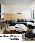 Image showing Sony IMX323 Low Light USB Camera Module With 100 Degree Wide Angle No Distortion Lens capturing a living room scene.