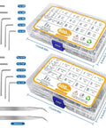 Metric And SAE Set Screw Assortment Kit With 304 Stainless Steel Internal Hex Allen Grub Screws, 32 Sizes, Toolkit View