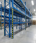 Tough Shop Gear Wall Corner Guards With Zero Hassle Self Adhesive Nbr Foam Edge Protectors Yellow Black Warning Tape on warehouse shelving.